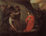 CAVALLINO, Bernardo Stoning of St.Stephen USA oil painting artist